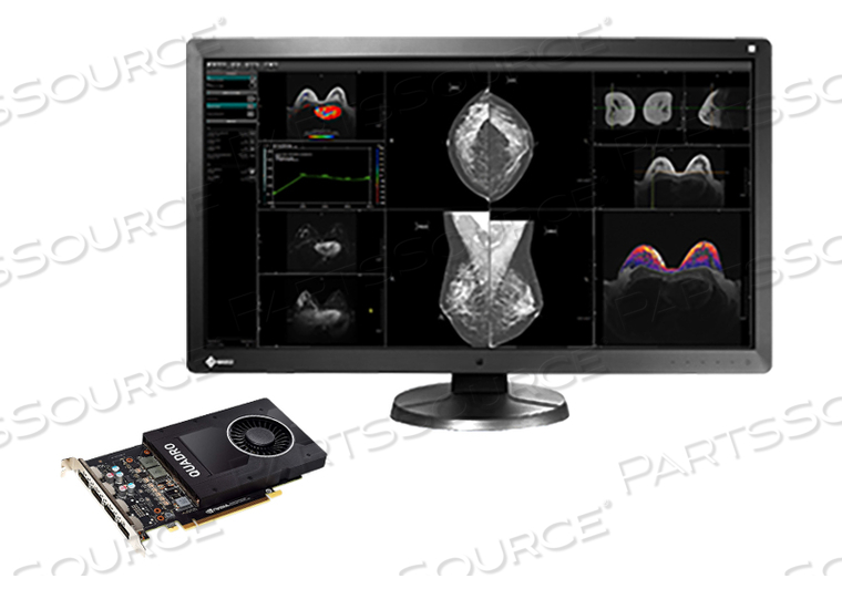 RADIFORCE 8MP COLOR HIGH BRIGHTNESS SINGLE HEAD BUNDLE WITH 1X RX850 DISPLAY AND 1X NVIDIA QUADRO P2000 VIDEO CARD by Eizo Inc.