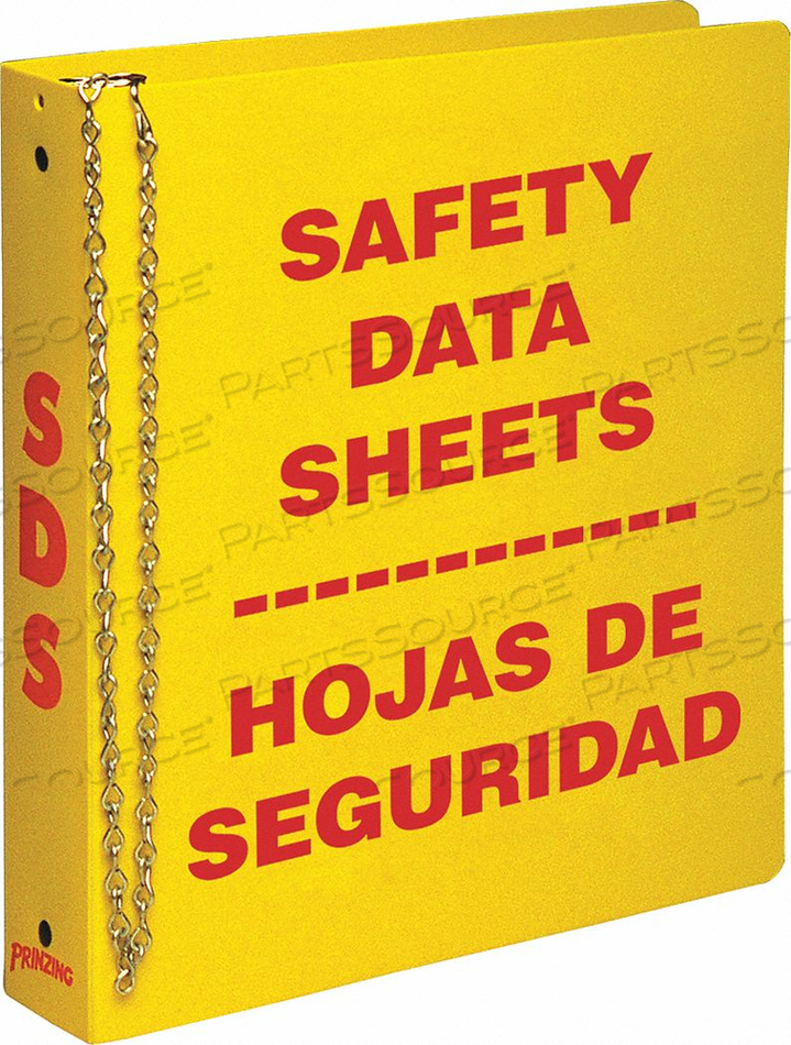 BINDER 11-1/2 IN H 10-1/2 IN W 2 IN D by Brady Americas