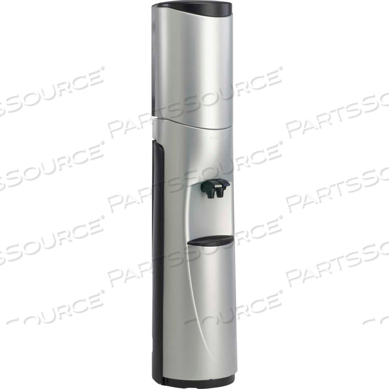 AQUAVERVE PACIFIK MODEL COMMERCIAL ROOM TEMP/COLD BOTTLED WATER COOLER - SILVER W/ BLACK TRIM by Elite Holdings Group AQUAVERVE PACIFIK MODEL COMMERCIAL ROOM TEMP/COLD BOTTLED WATER COOLER - SILVER W/ BLACK TRIM by Elite Holdings Group