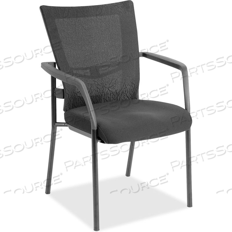 MESH BACK GUEST CHAIR - BLACK by Lorell