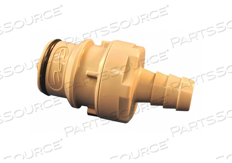 3/8 NPT NON-VALVED POLYPROPYLENE INSERT by Colder Products Company