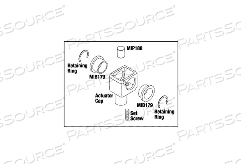 ACTUATOR CAP KIT 