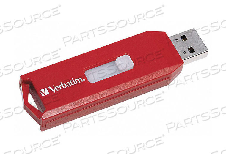 STORE 'N' GO USB FLASH DRIVE 32 GB RED by Verbatim