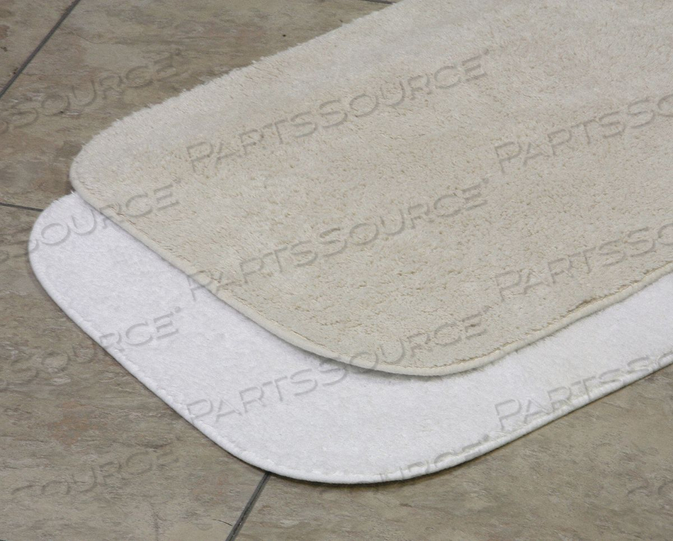 BATH RUG RIVIERA 21X34 18 OZ. WHITE by Lacey Mills