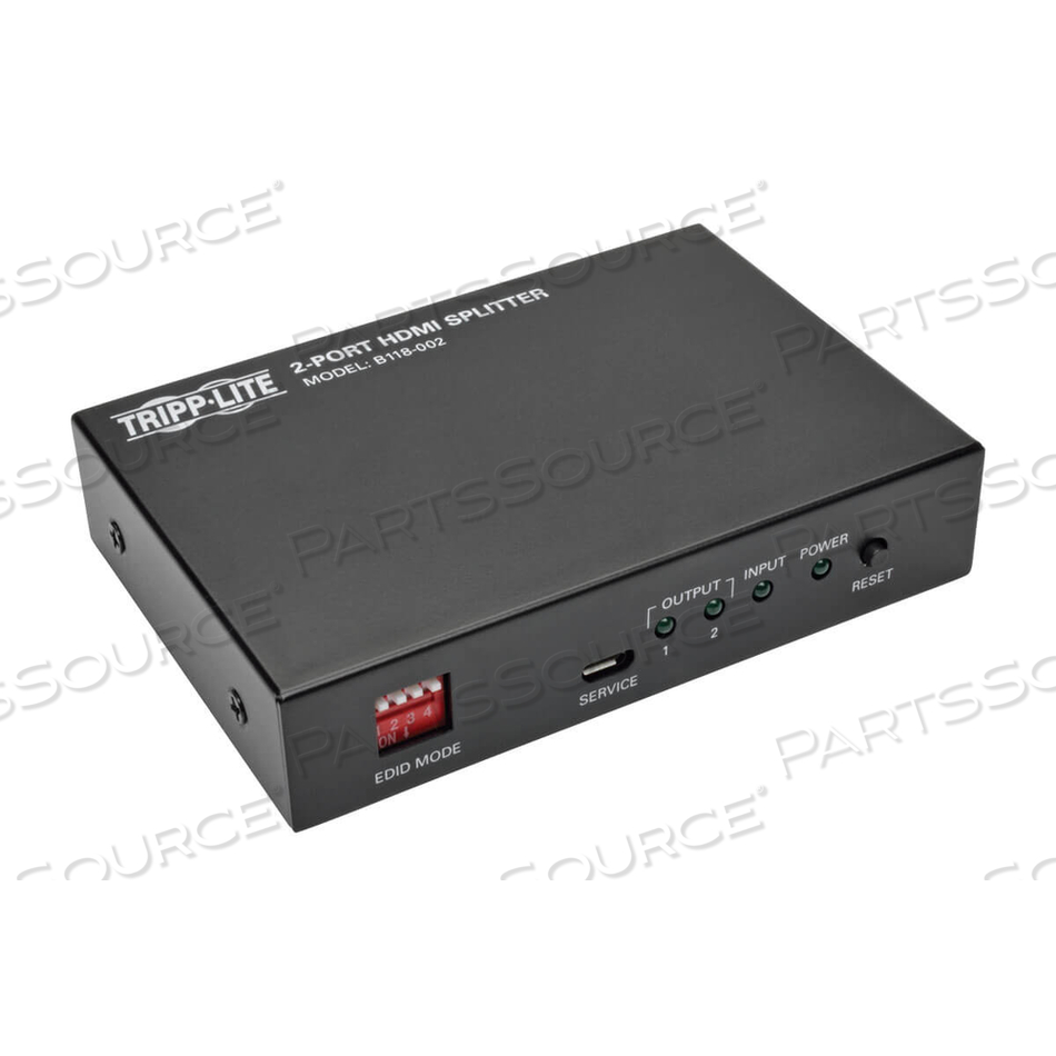 2-PORT HDMI SPLITTER HIGH SPEED 1080P VIDEO RESOLUTION HDCP 