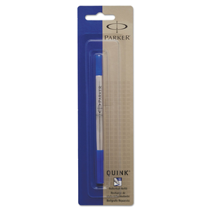 REFILL FOR PARKER ROLLER BALL PENS, MEDIUM CONICAL TIP, BLUE INK by Parker