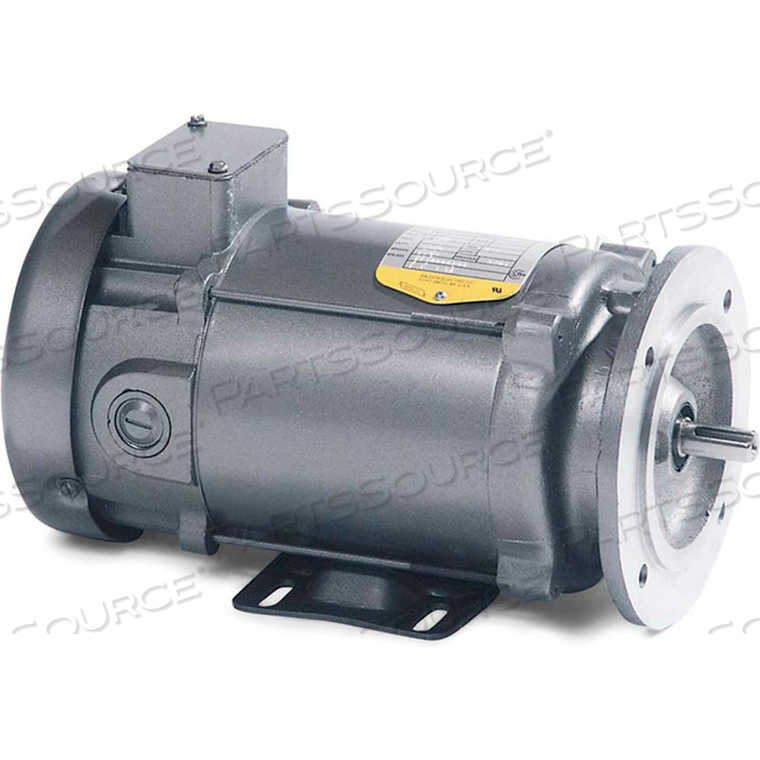 DC METRIC MOTOR, 1 HP, 1750 RPM, TEFC, D80D FRAME by BALDOR