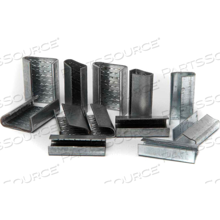 5/8" SERRATED SEAL FOR POLYESTER - 1,000 PACK by Independent Metal Strap Co.