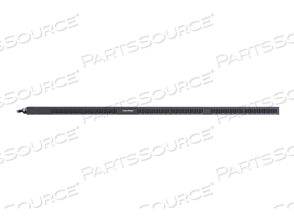 BASIC SERIES PDU13101, POWER DISTRIBUTION UNIT (RACK-MOUNTABLE), AC 208 V, 5.7 KW, 3-PHASE, INPUT: NEMA L21-20P, OUTPUT CONNECTORS: 42 (NEMA by CyberPower BASIC SERIES PDU13101, POWER DISTRIBUTION UNIT (RACK-MOUNTABLE), AC 208 V, 5.7 KW, 3-PHASE, INPUT: NEMA L21-20P, OUTPUT CONNECTORS: 42 (NEMA by CyberPower