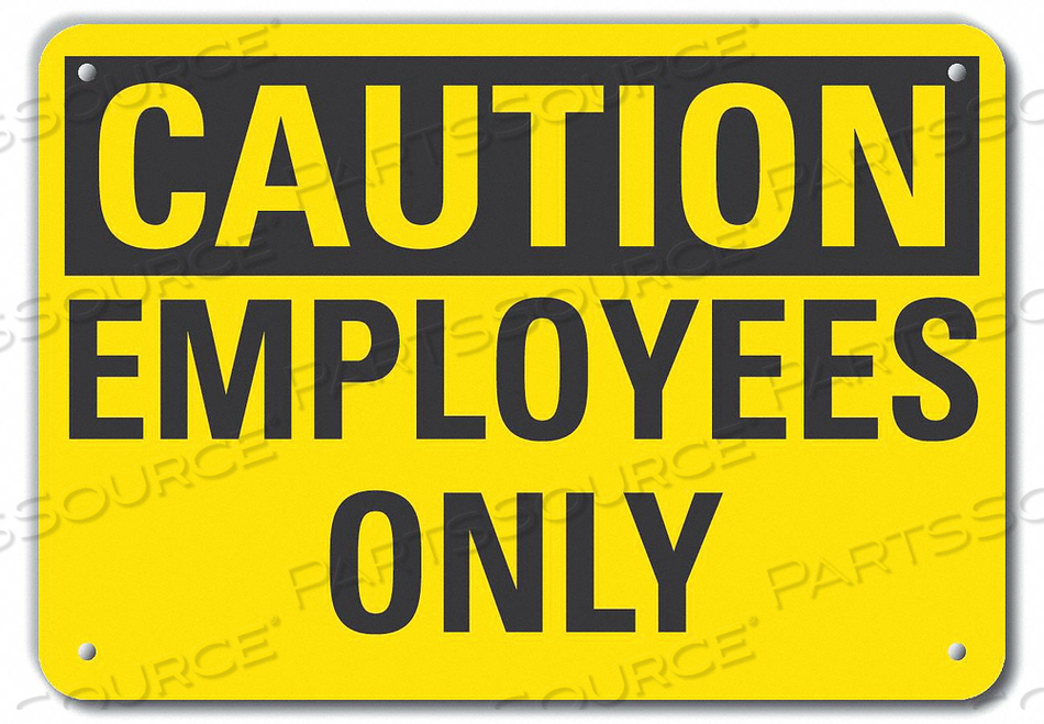 CAUTION SIGN 10 W 7 H 0.055 THICK by Lyle Signs Inc.