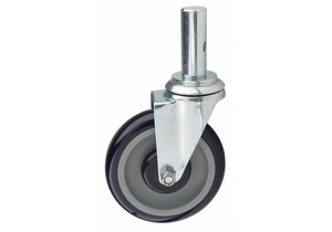 SWIVEL CASTER-POLYURETHANE THREAD by DAYTON ELECTRIC MANUFACTURING CO