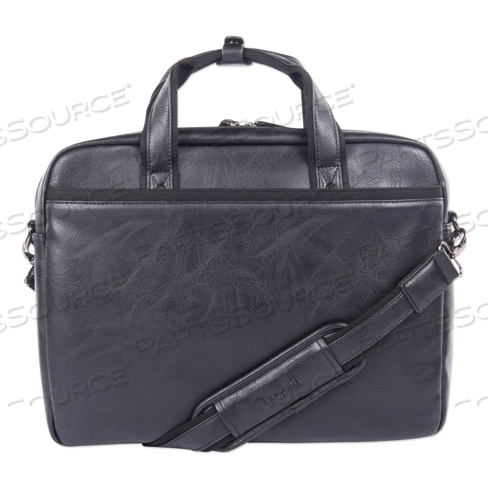 VALAIS EXECUTIVE BRIEFCASE, FITS DEVICES UP TO 15.6", LEATHER, 4.75 X 4.75 X 11.5, BLACK 