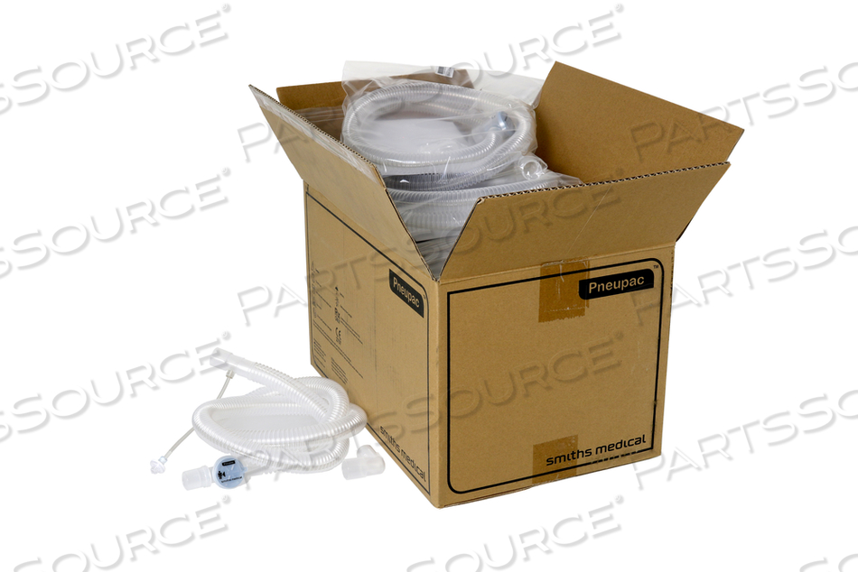 FLOW CIRCUIT, CPAP, PNEUPAC®, SINGLE LIMB STYLE, DISPOSABLE, WITHOUT PEEP VALVE by Smiths Medical FLOW CIRCUIT, CPAP, PNEUPAC®, SINGLE LIMB STYLE, DISPOSABLE, WITHOUT PEEP VALVE by Smiths Medical
