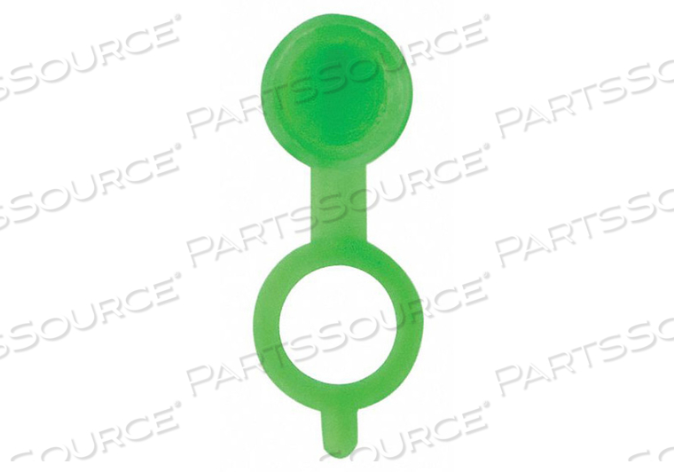 FITTING ACCESSORY GROUPING CAP, GREASE FITTING CAPS, MATERIAL PLASTIC, COLOR GREEN, THREAD SIZE NOT APPLICABLE, OVERALL LENGTH 7/8 IN, THREA by Westward