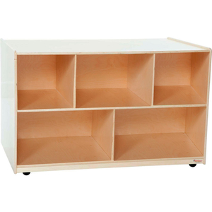 30"H DOUBLE STORAGE ISLAND by Wood Designs