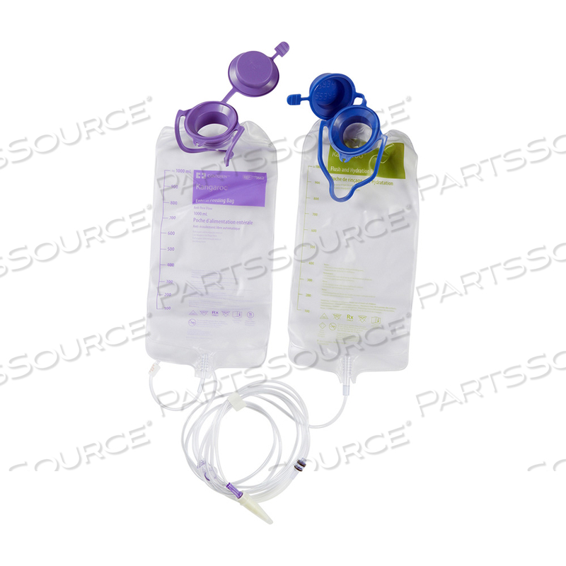 ENTERAL FEEDING PUMP FLUSH BAG SET - 1000 ML 