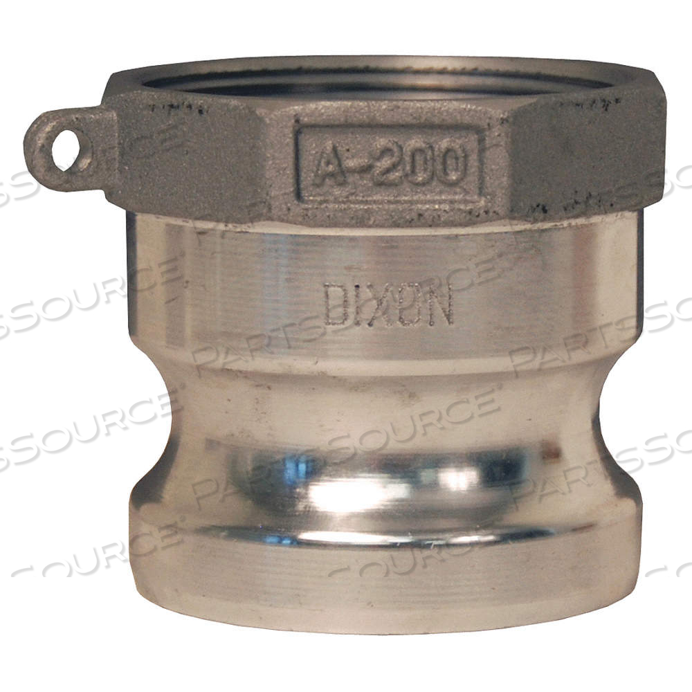CAM AND GROOVE ADAPTER 1-1/4 ALUMINUM by Dixon Valve and Coupling
