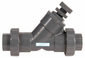 Y SPRING CHECK VALVE PVC 4 SOCKET by Hayward