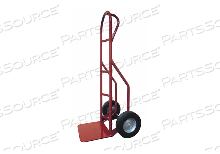 STANDARD STEEL GENERAL PURPOSE HAND TRUCK, LOAD CAPACITY 800 LB, OVERALL DEPTH 16 1/2 IN, OVERALL HEIGHT 49 IN, OVERALL WIDTH 19 IN, NOSE PL by DAYTON ELECTRIC MANUFACTURING CO