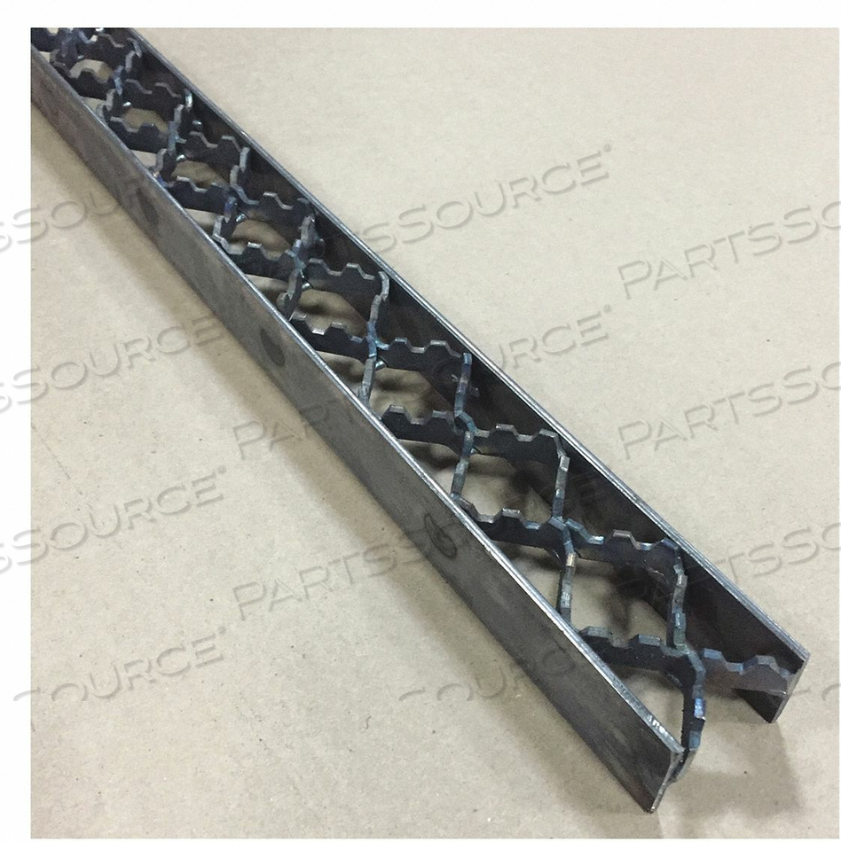 LADDER TREAD BAR, BAR, SERRATED, STEEL by Direct Metals