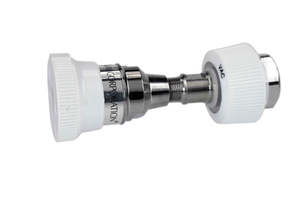 QUICK CONNECT COUPLER, DISS FEMALE HAND TIGHT NUT AND NIPPLE, VACUUM, WHITE by Bay Corporation