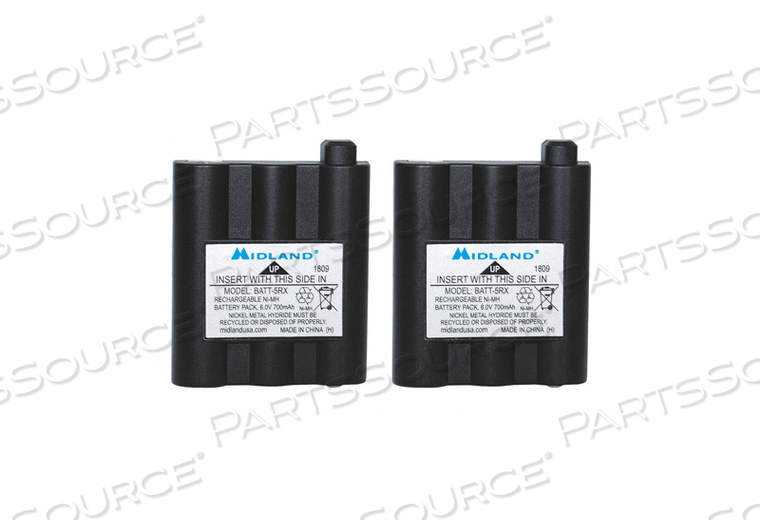 BATTERY PACK BLACK 6V 700AH CAP. PK2 by Midland