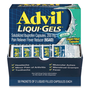 LIQUI-GELS, TWO-PACK, 50 PACKS/BOX by Advil