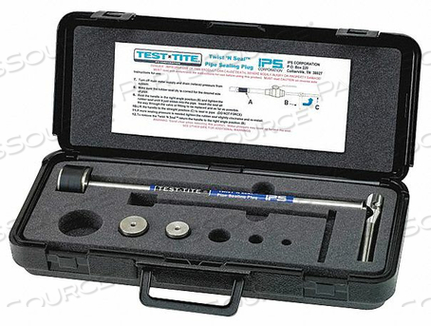 TWIST N SEAL KIT 1 1/4 TO 2 IN 12 IN L by Test-Tite