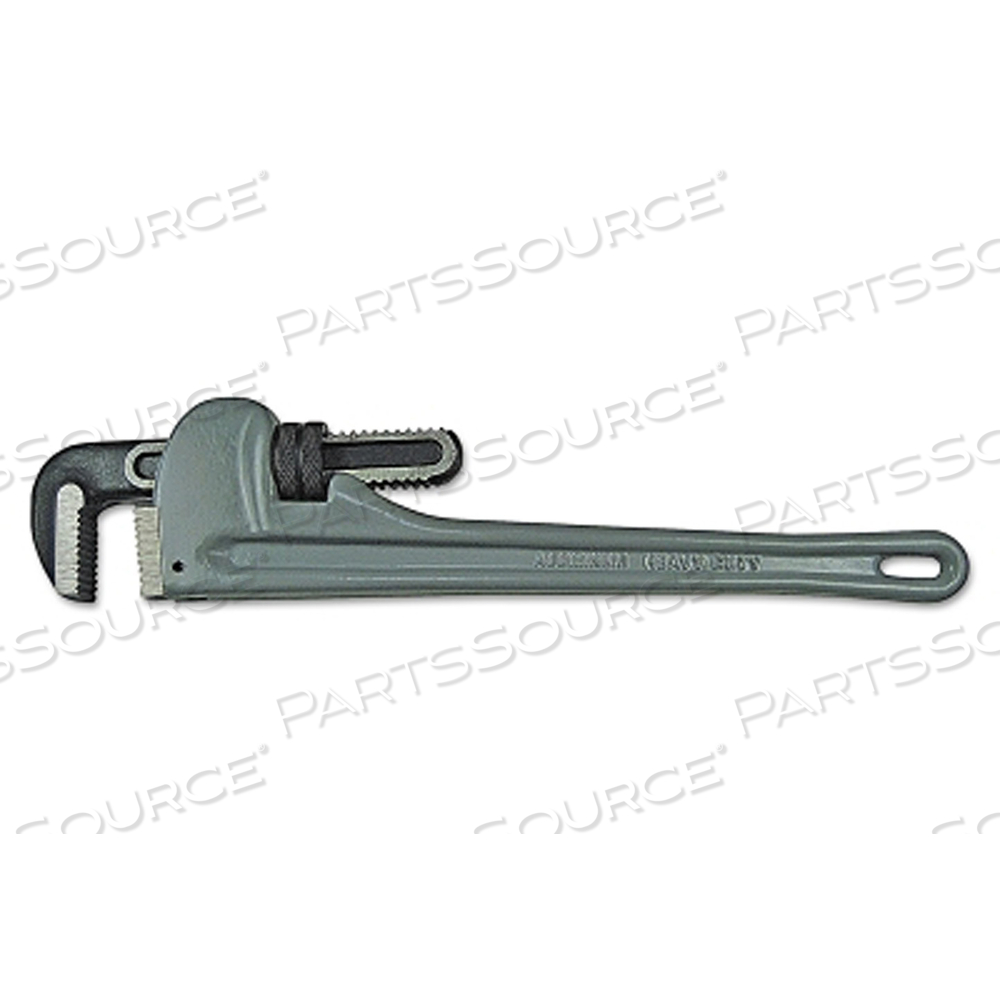 ALUMINUM PIPE WRENCH, 15 HEAD ANGLE, DROP FORGED STEEL JAW, 14 IN by Anchor ALUMINUM PIPE WRENCH, 15 HEAD ANGLE, DROP FORGED STEEL JAW, 14 IN by Anchor