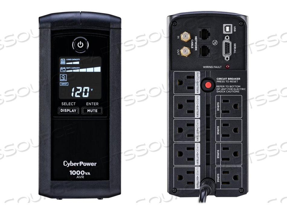 INTELLIGENT LCD UPS, 1000 VA / 600 W by CyberPower