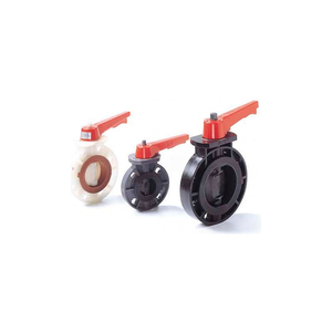 BUTTERFLY VALVE, EPDM, SCHEDULE 80, 4", PVC by American Valve Inc.