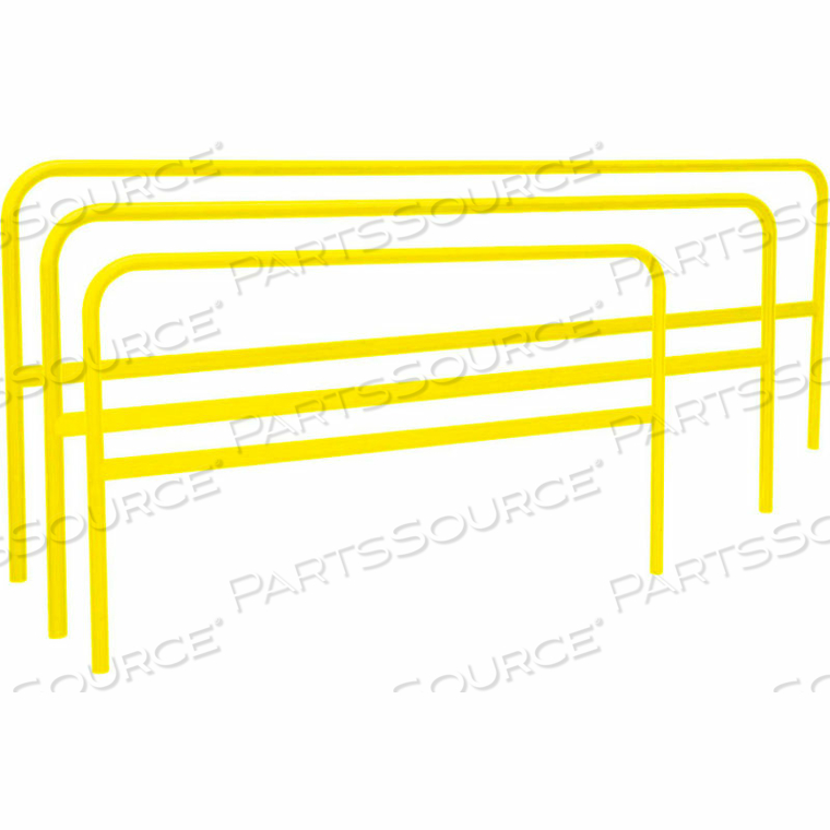 ROOF ZONE UNIVERSAL GUARDRAIL 7-1/2'L, YELLOW by Tie Down, Inc.