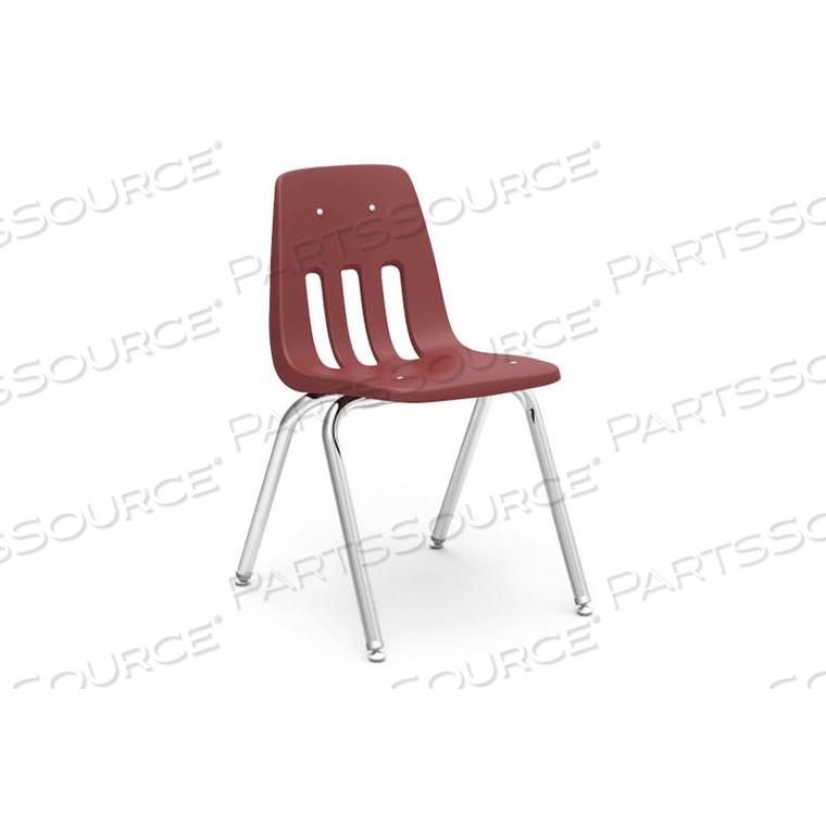 9018 CLASSIC SERIES CLASSROOM CHAIR - BURGUNDY VENTED BACK by Virco Inc