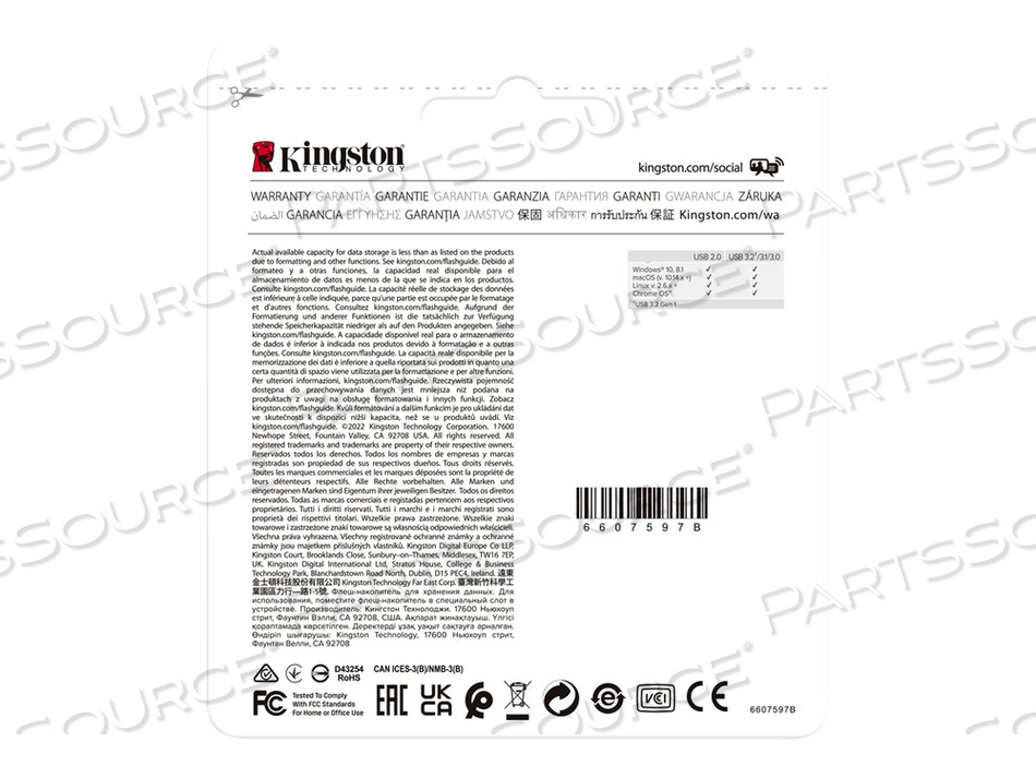 KINGSTON DATATRAVELER EXODIA - USB FLASH DRIVE - 64 GB - USB 3.2 GEN 1 (PACK OF 2) by Kingston Technology