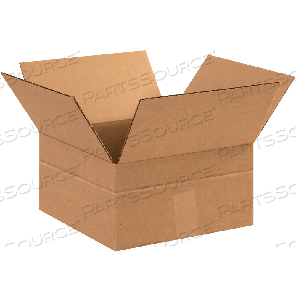 MULTI-DEPTH CORRUGATED BOXES, 12" X 12" X 6", KRAFT, 25/BUNDLE by BOX Partners (Box Acquisitions, LLC)