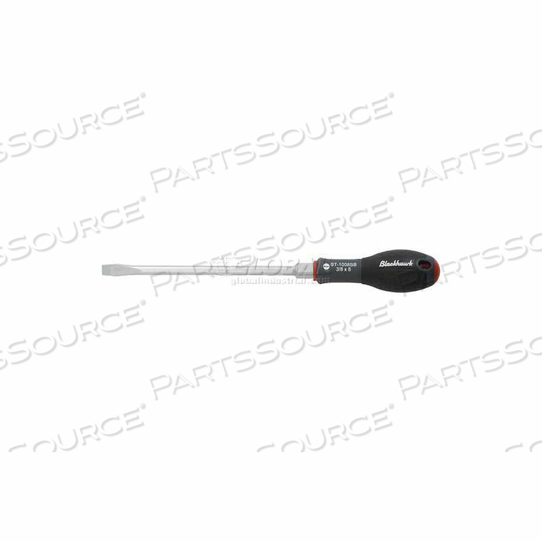 SLOTTED SCREWDRIVER, 1/2" X 10" 