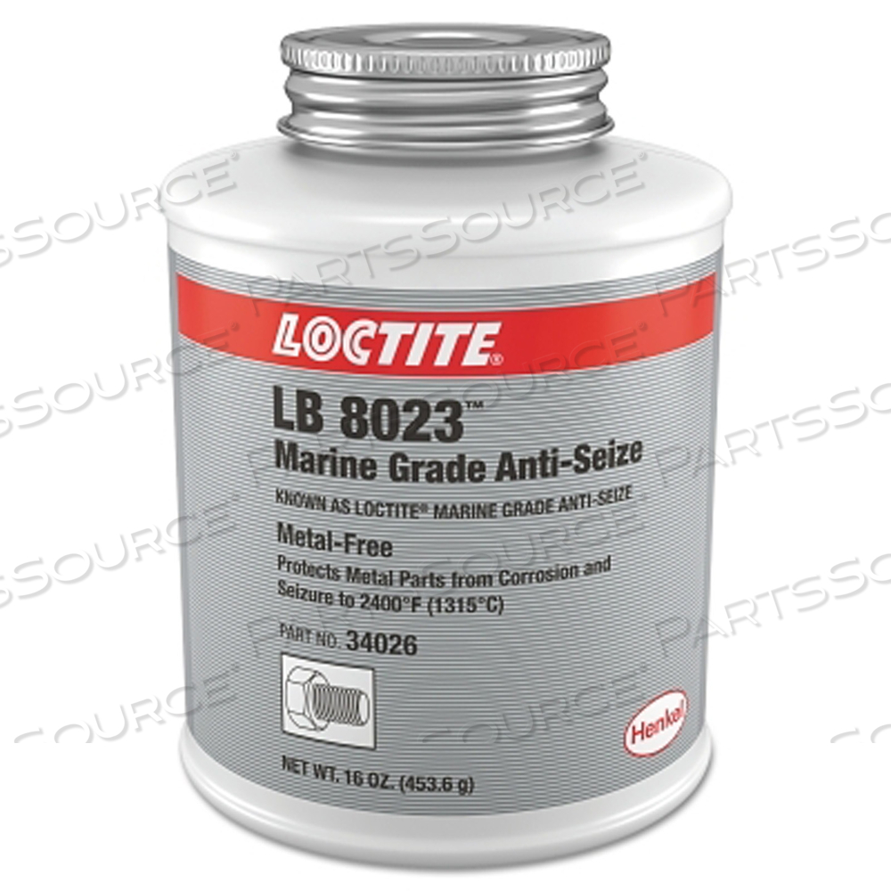 MARINE GRADE ANTI-SEIZE, 16 OZ BOTTLE by Loctite Brand