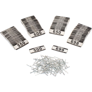 LOCKER NUMBER PLATE KIT, NUMBERED 500-699, 200/PACK by Precision Sourcing LOCKER NUMBER PLATE KIT, NUMBERED 500-699, 200/PACK by Precision Sourcing