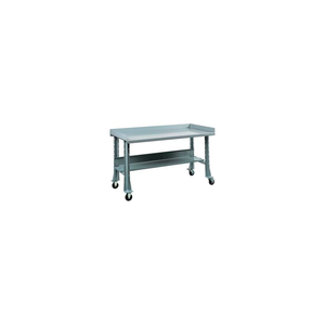 SHURESHOP MOBILE AUTOMOTIVE WORKBENCH - MAPLE BUTCHER BLOCK - 72"W X 30"D - SEBRING GREY by Shure Incorporated