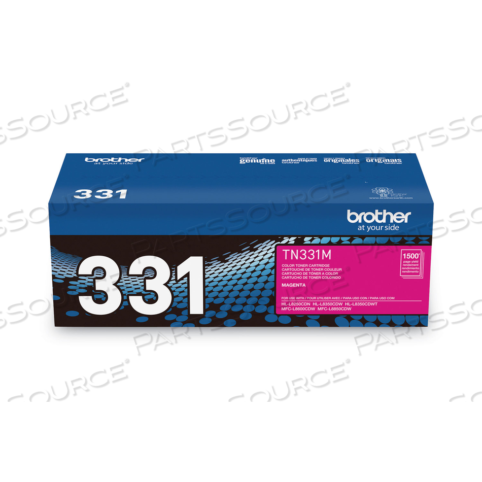 TONER CARTRIDGE, REPLACEMENT FOR BROTHER HL-L8250CDN, L8350CDW, L8350CDWT, MFC-L8600CDW, L8850CDW MAGENTA TONER CARTRIDGE TONER CARTRIDGE, REPLACEMENT FOR BROTHER HL-L8250CDN, L8350CDW, L8350CDWT, MFC-L8600CDW, L8850CDW MAGENTA TONER CARTRIDGE