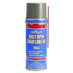 MOLY/OIL OPEN CHAIN LUBE, 16 OZ, AEROSOL CAN by Crown