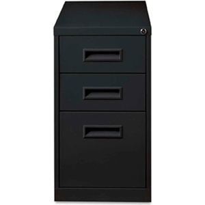 LORELL BOX/BOX/FILE MOBILE PEDESTAL FILE, 15"W X 19"D X 28"H, BLACK by S.P. Richards Company LORELL BOX/BOX/FILE MOBILE PEDESTAL FILE, 15"W X 19"D X 28"H, BLACK by S.P. Richards Company