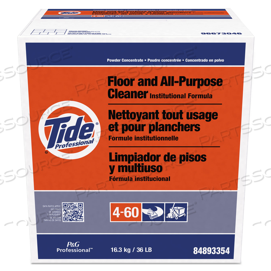 FLOOR AND ALL-PURPOSE CLEANER, 36 LB BOX by Tide