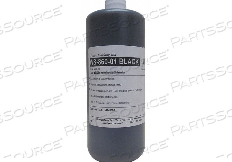 MARKING INK DYE TYPE BLCK 5 TO 15 MIN. by Carco