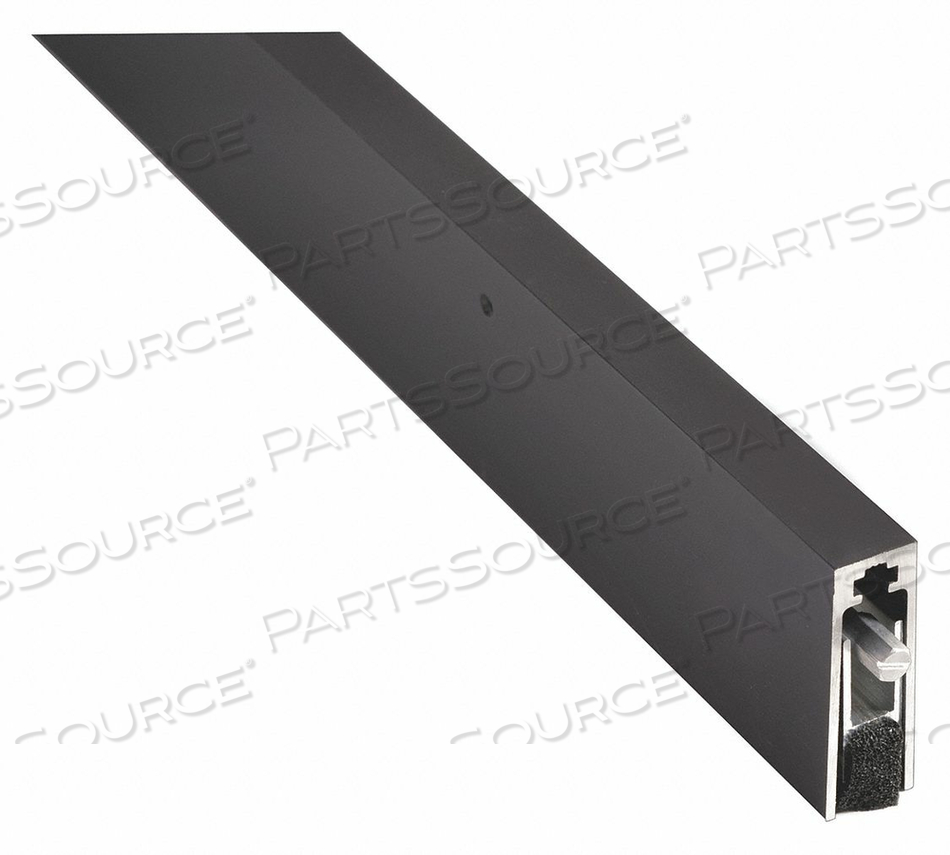 AUTO DOOR BOTTOM 48IN.L STANDARD BLACK by National Guard Products AUTO DOOR BOTTOM 48IN.L STANDARD BLACK by National Guard Products