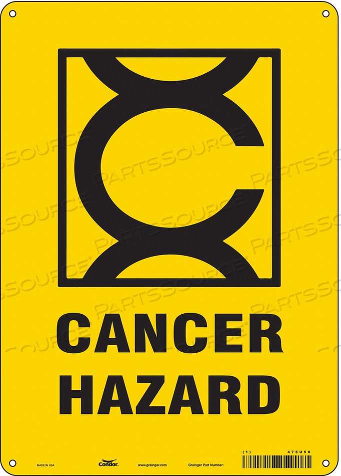 SAFETY SIGN 10 WX14 H 0.032 THICKNESS 