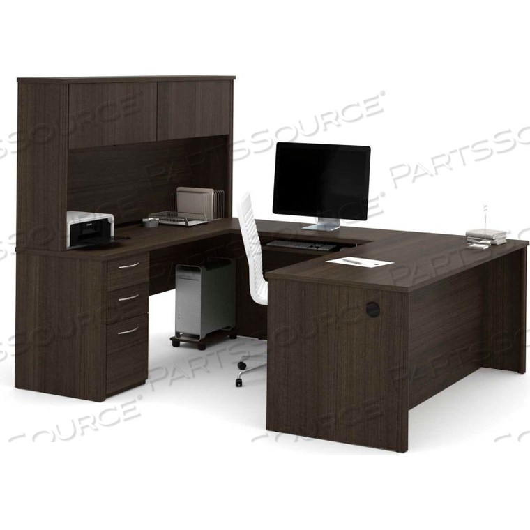 U-SHAPED DESK - 71" - DARK CHOCOLATE - EMBASSY SERIES by Bestar Technologies, Inc. U-SHAPED DESK - 71" - DARK CHOCOLATE - EMBASSY SERIES by Bestar Technologies, Inc.