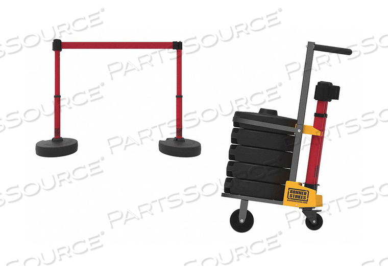 PLUS CART PKG BLANK RED BANNER by Banner Stakes PLUS CART PKG BLANK RED BANNER by Banner Stakes