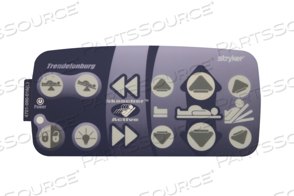 LABEL, LEFT, OUTER SKOOCH/NC, FOR USE WITH: FOR MODEL LD304 BIRTHING BED by Stryker Medical