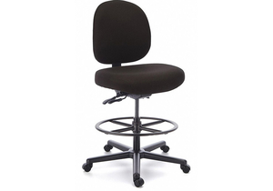 BIG/TALL CHAIR VINYL BLACK 24-34 SEAT HT by Cramer